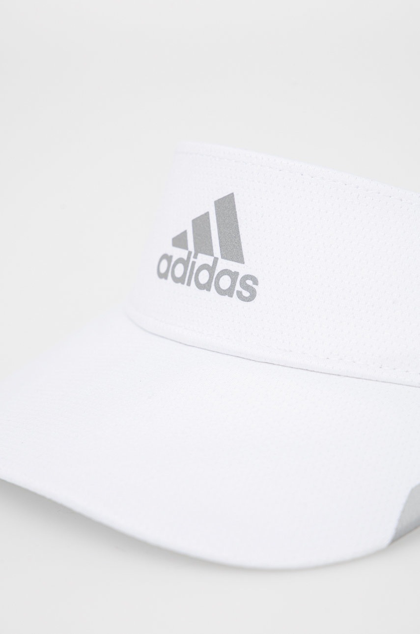 

Козирок від сонця adidas Performance колір білий з принтом