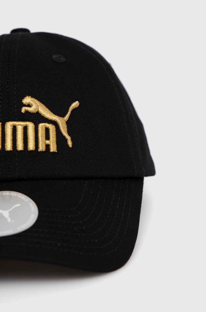 

Хлопковая кепка Puma 2241674 цвет чёрный с аппликацией