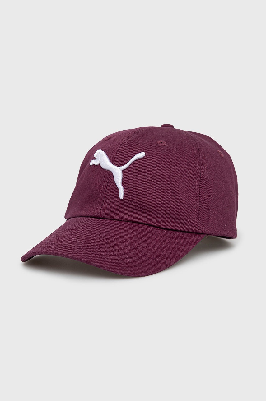 

Памучна шапка Puma 2241679 в бордо с апликация