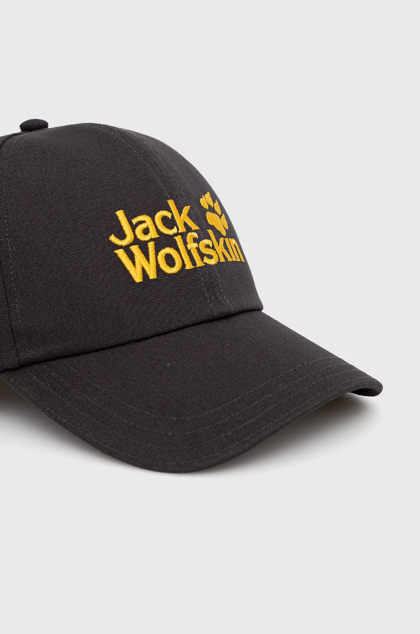 

Кепка Jack Wolfskin цвет чёрный с аппликацией