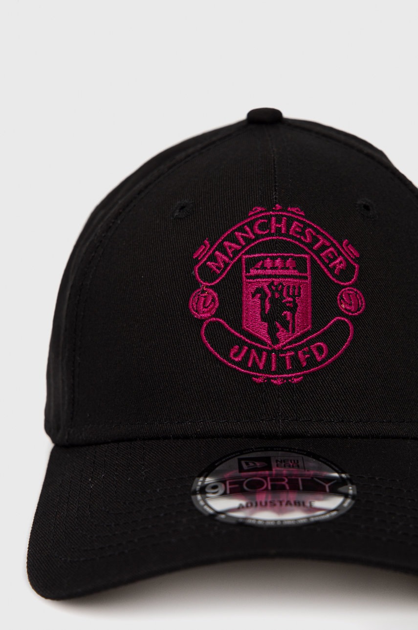 

Хлопковая кепка New Era цвет чёрный с аппликацией
