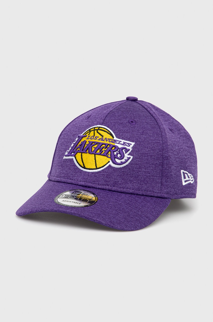

Кепка New Era колір фіолетовий з аплікацією