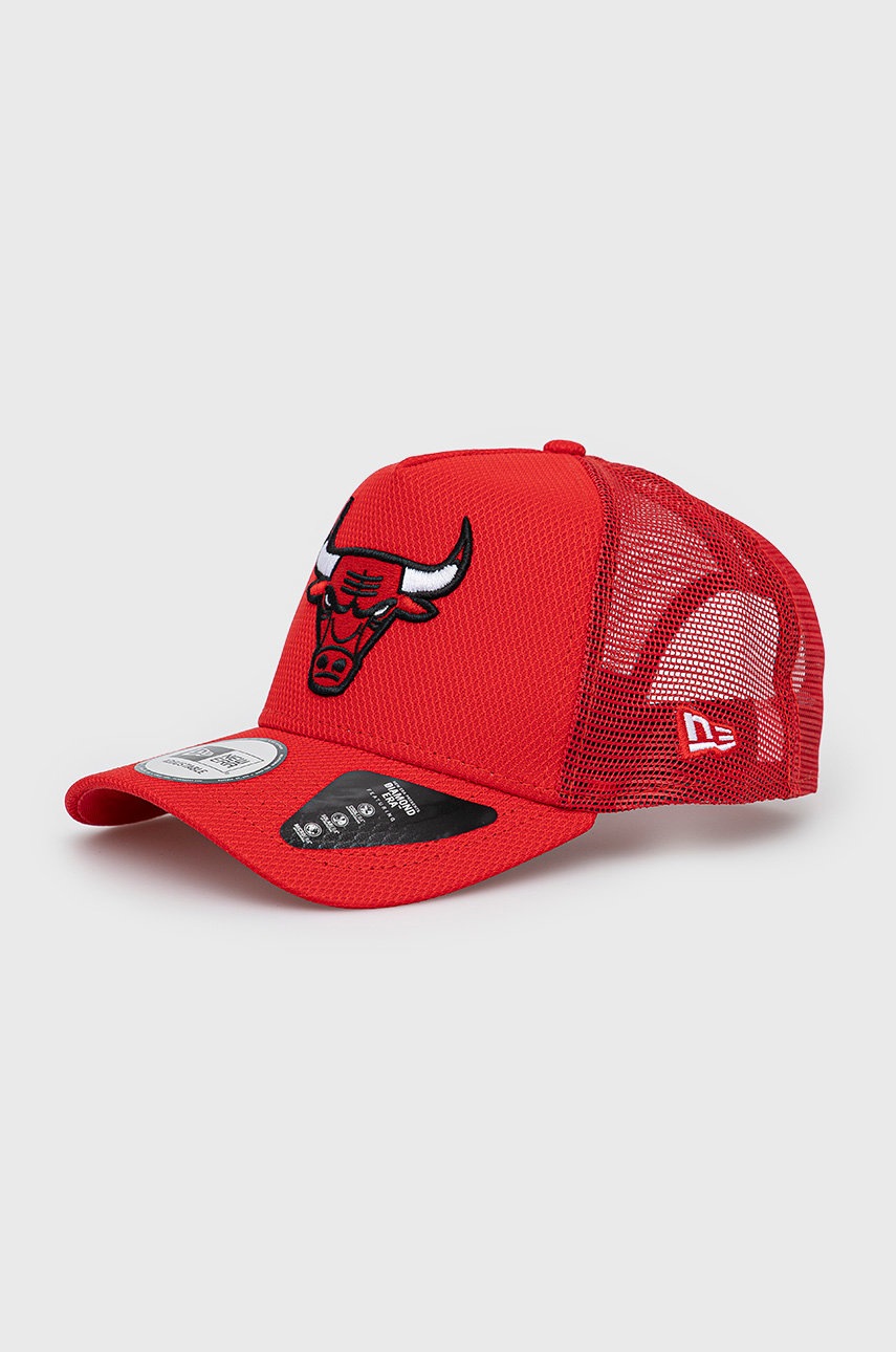 

Шапка New Era в червено с апликация, Червен