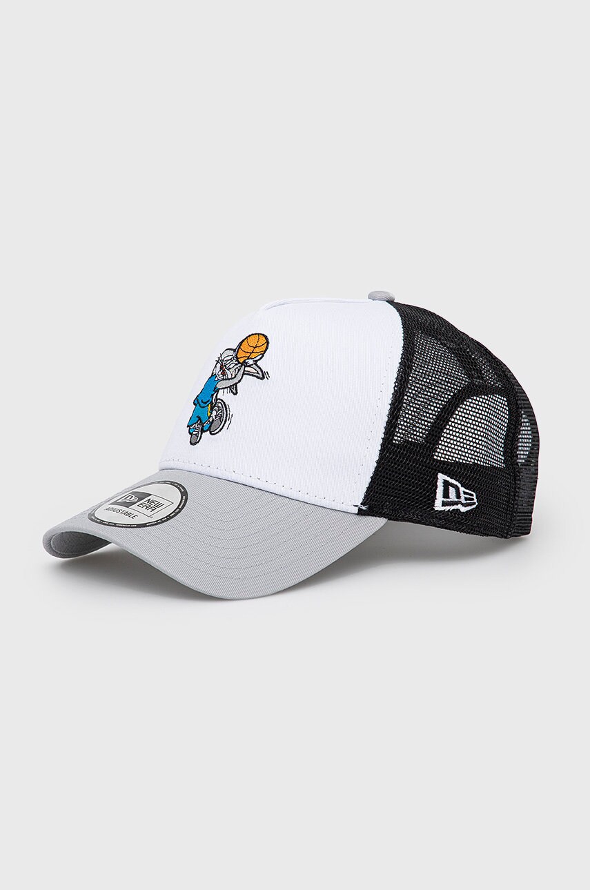 

Шапка New Era в бяло с апликация, Бял