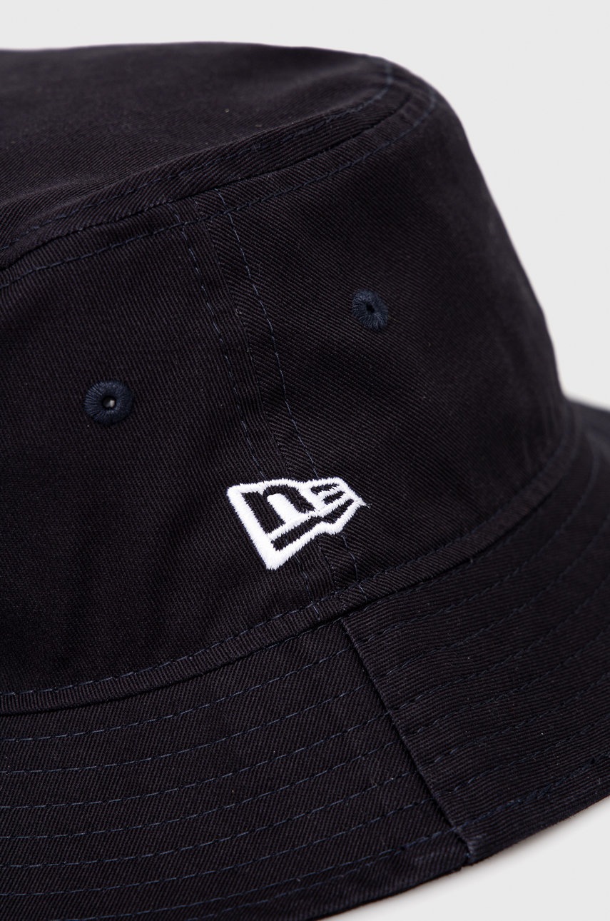 

Шляпа из хлопка New Era цвет синий хлопковый