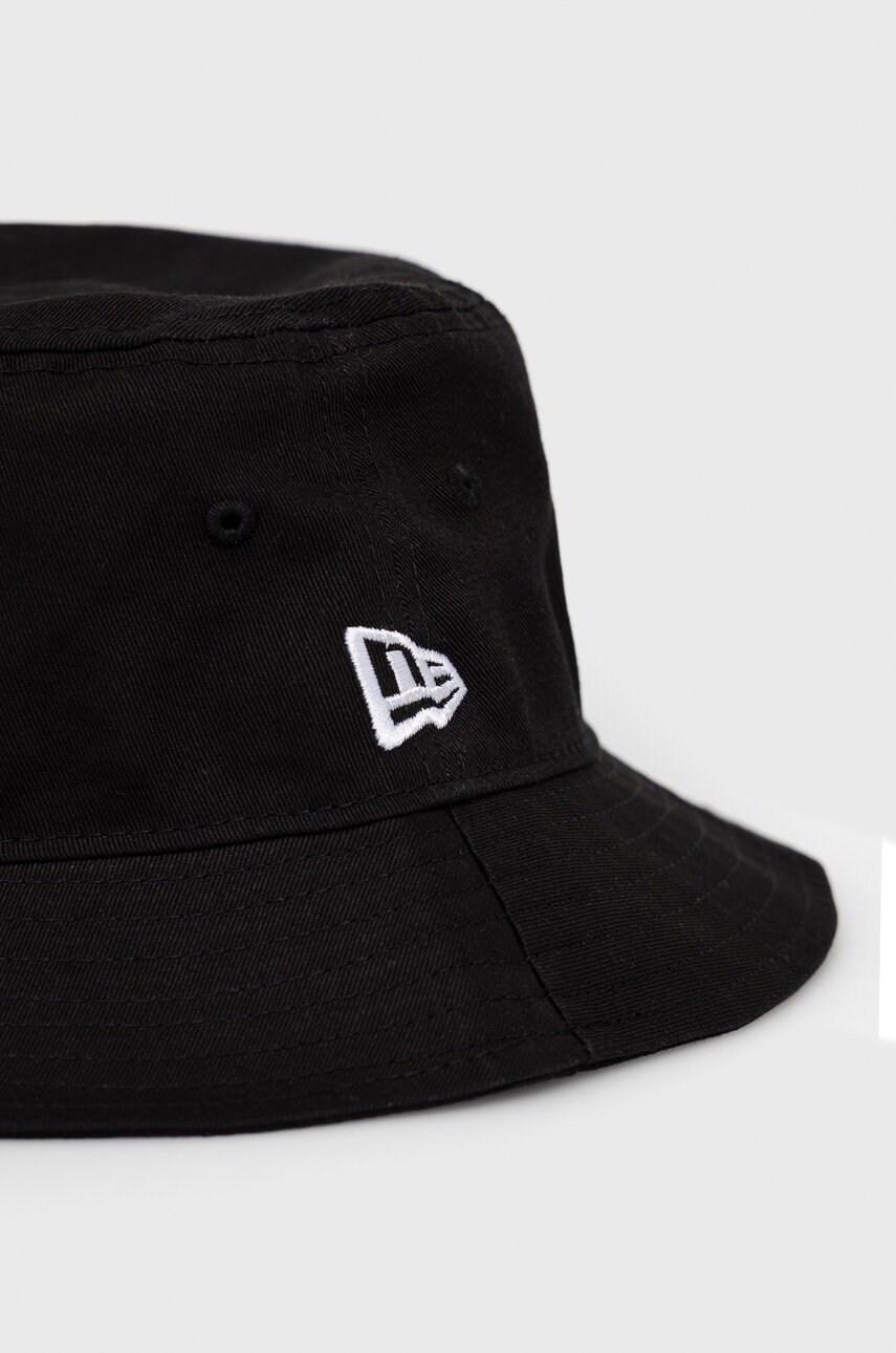 

Шляпа из хлопка New Era цвет чёрный хлопковый