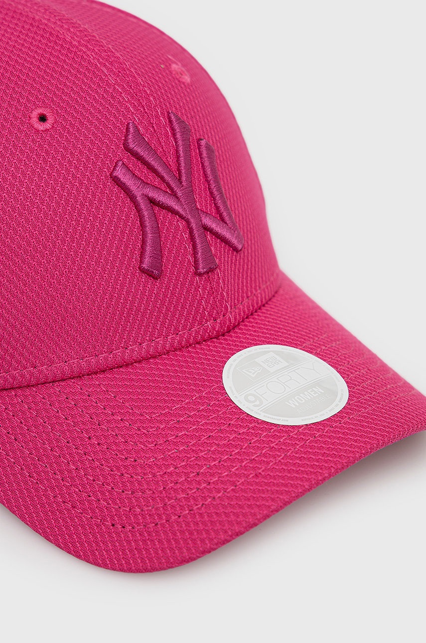

Кепка New Era цвет розовый с аппликацией