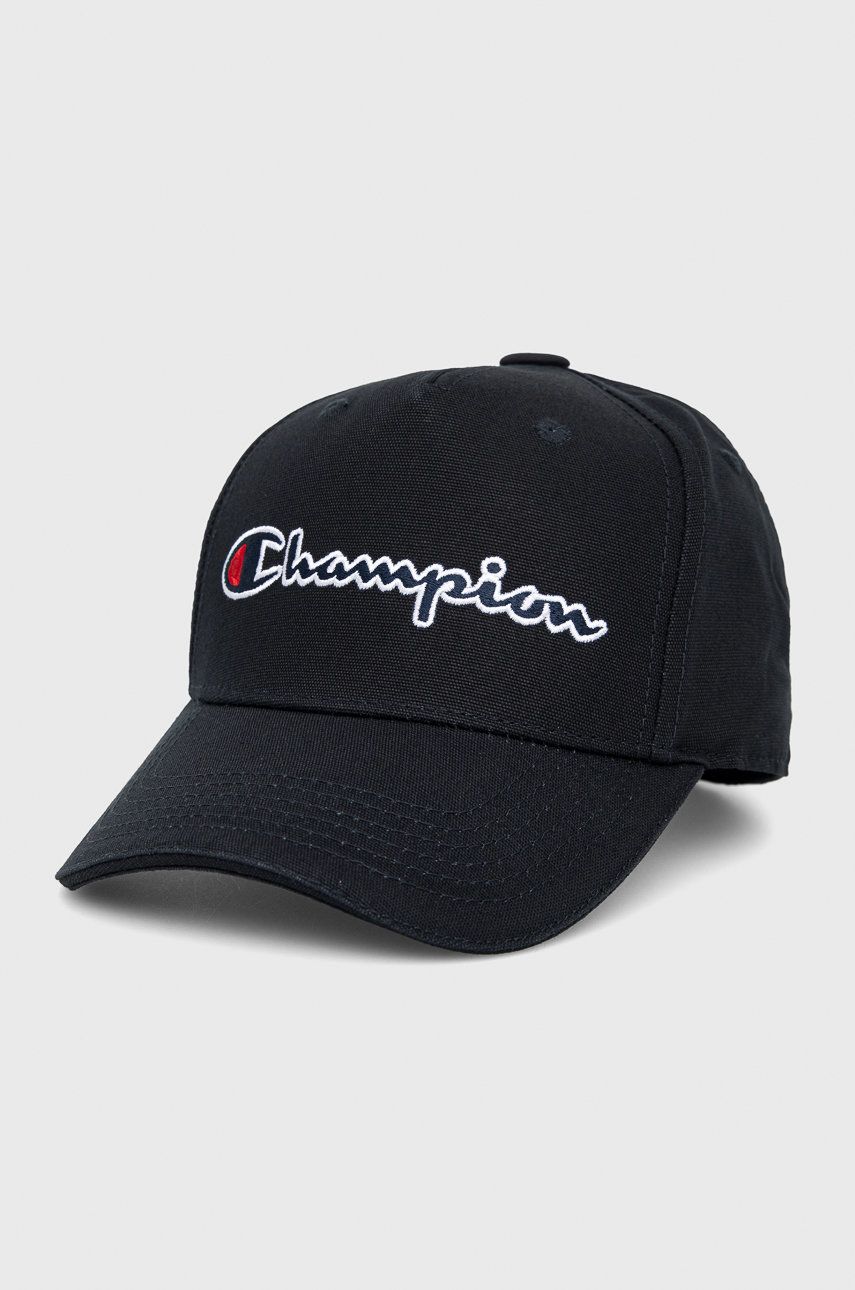 Champion șapcă Din Bumbac 805550 Culoarea Negru, Cu Imprimeu 805550-BS538