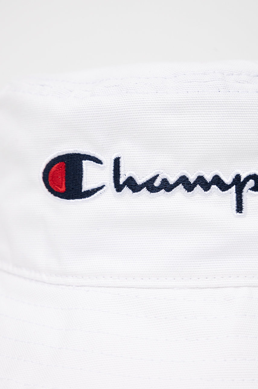 

Бавовняний капелюх Champion колір білий з бавовни