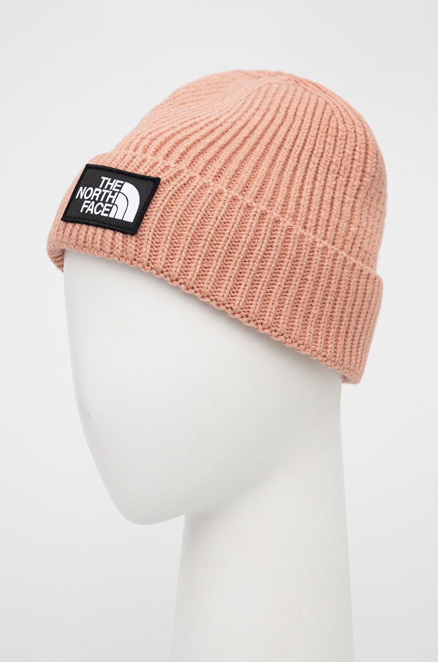 

Шапка The North Face цвет розовый