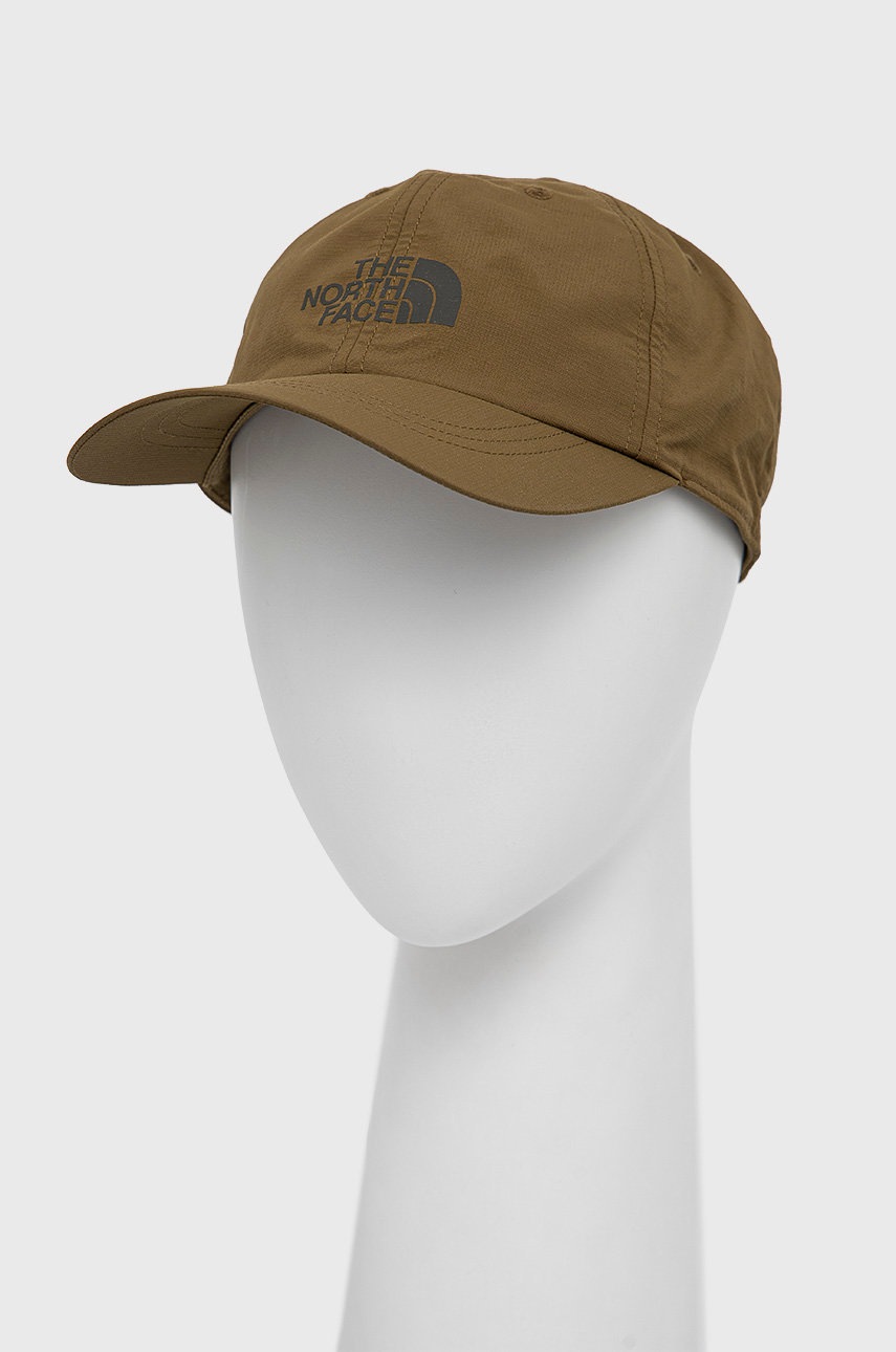 

Шапка с козирка The North Face Horizon в зелено с принт, Зелен