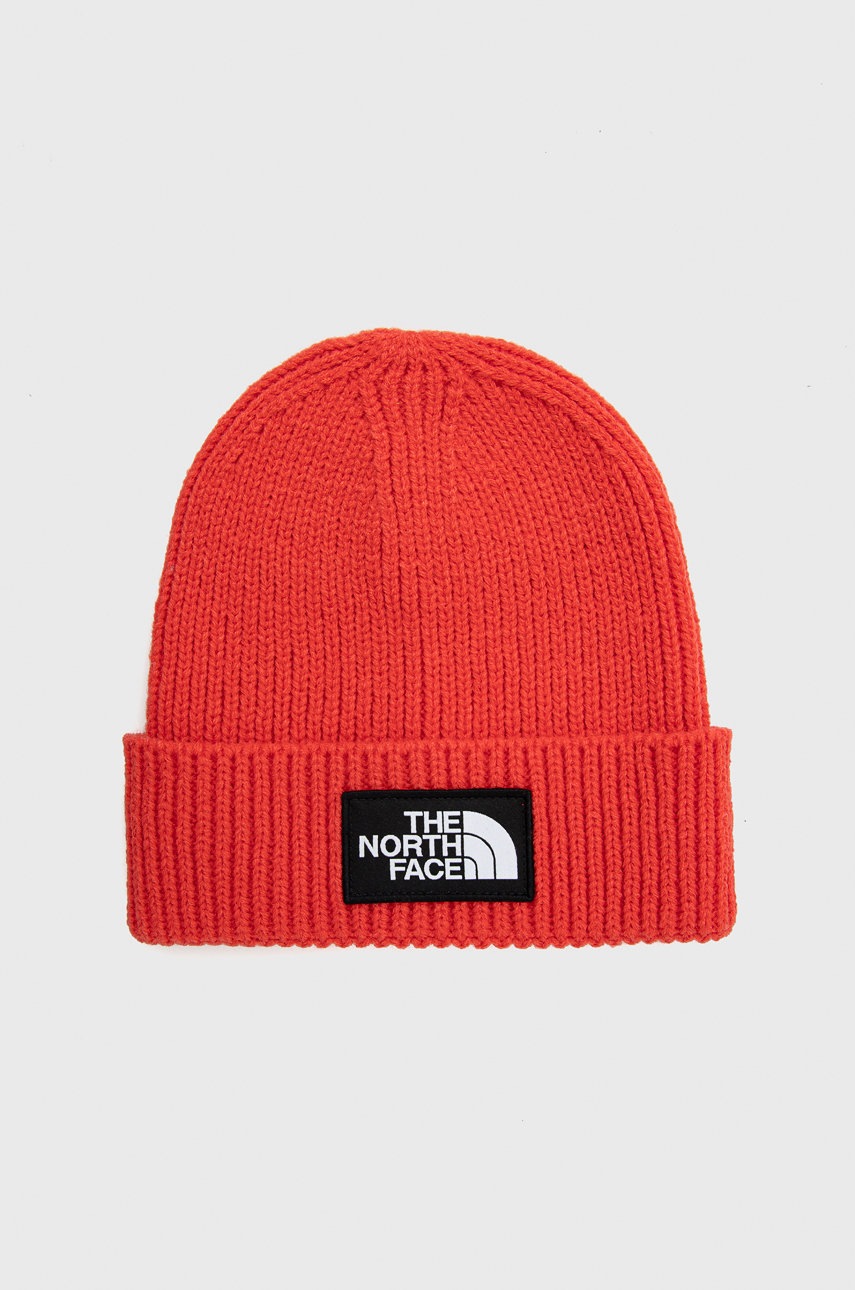 

Шапка The North Face в червено, Червен