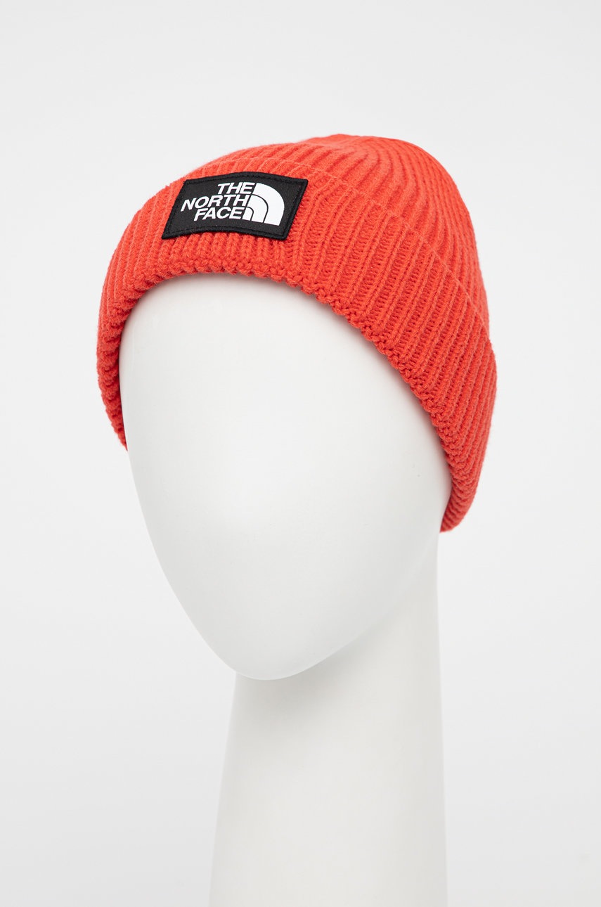 

Шапка The North Face цвет красный