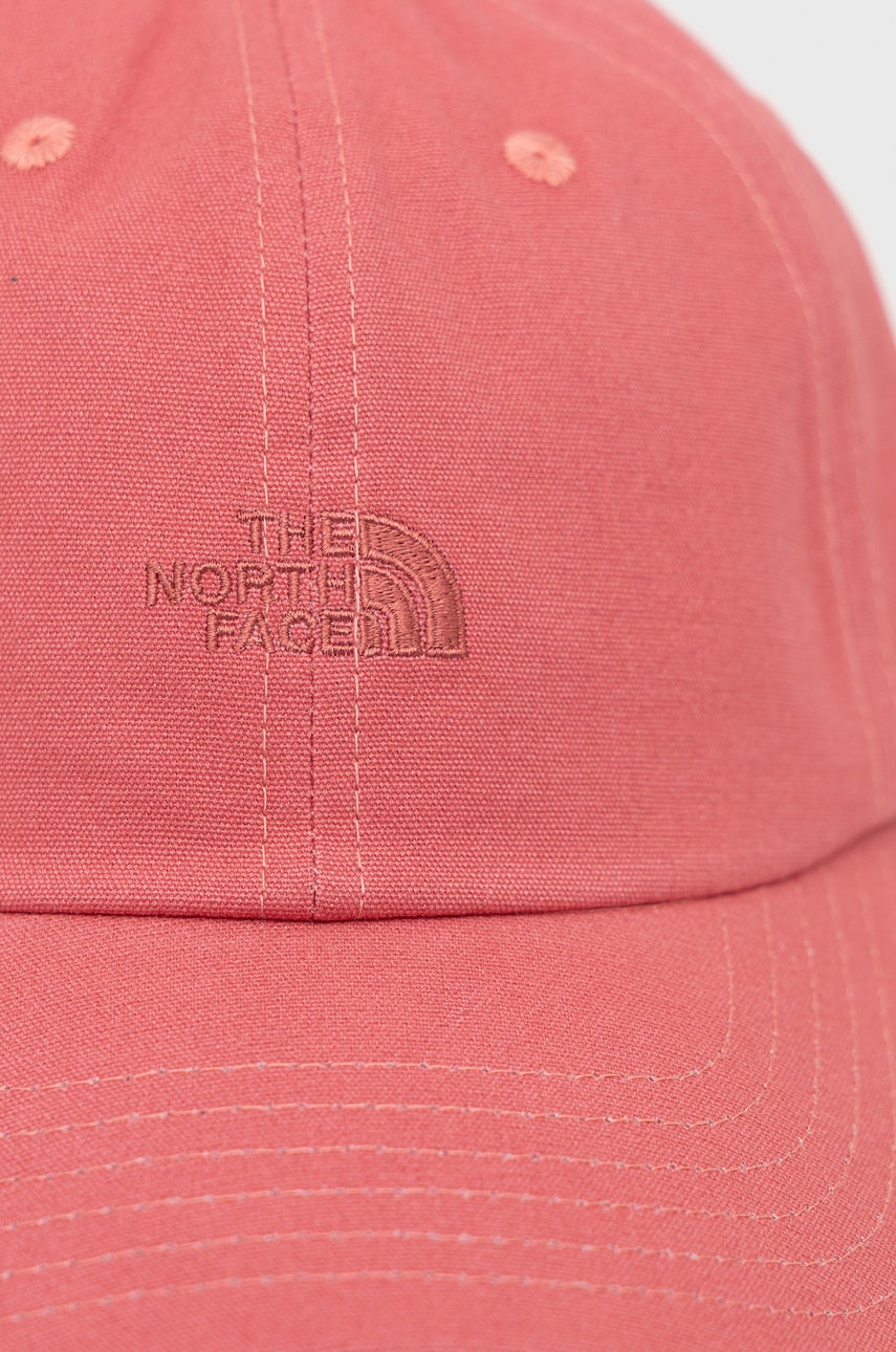 

Кепка The North Face цвет розовый однотонная