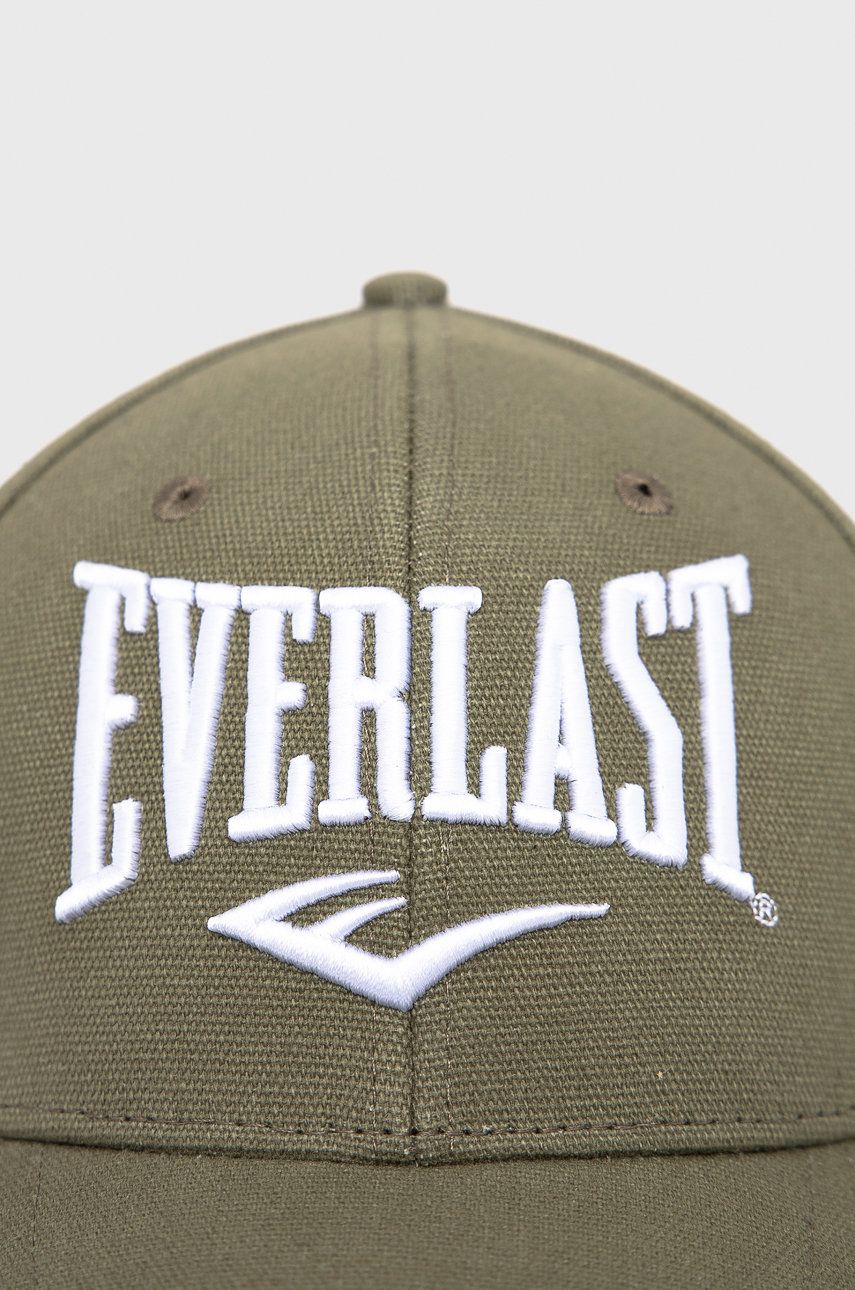 Everlast șapcă Din Bumbac Culoarea Verde, Cu Imprimeu