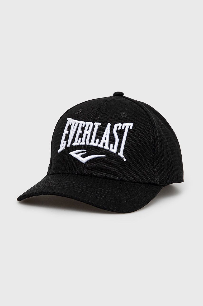 Everlast șapcă Din Bumbac Culoarea Negru, Cu Imprimeu