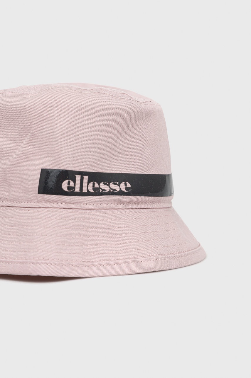

Бавовняний капелюх Ellesse колір рожевий з бавовни