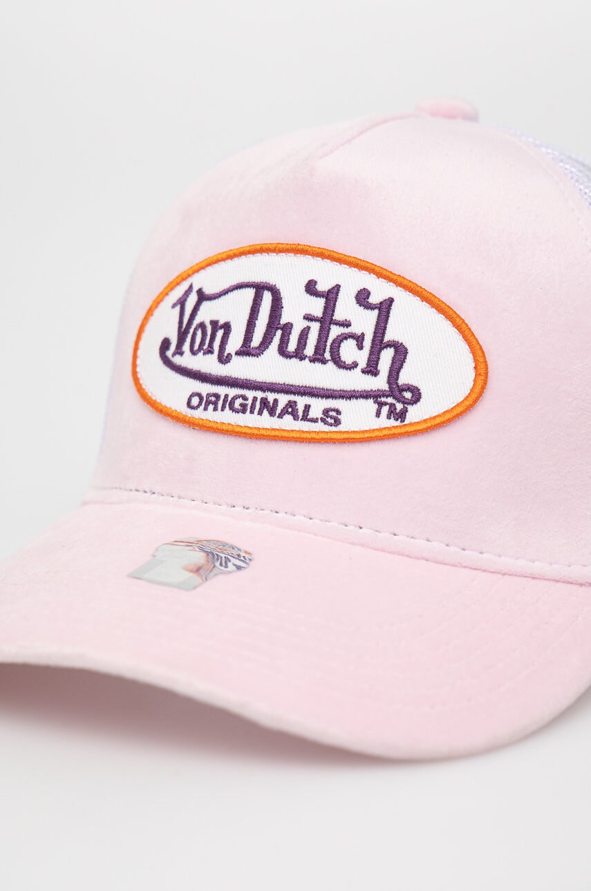 

Кепка Von Dutch цвет розовый узор