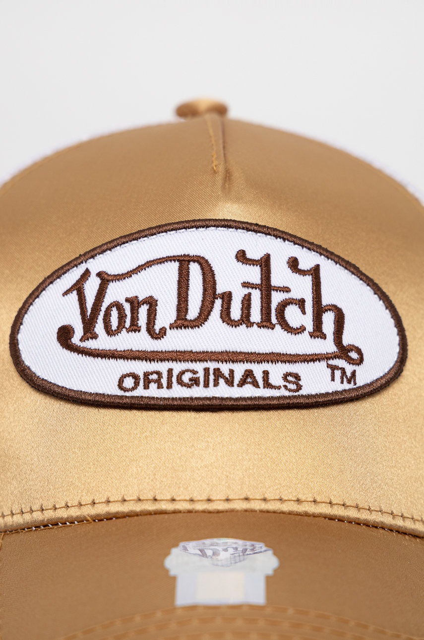 

Кепка Von Dutch цвет золотой с аппликацией
