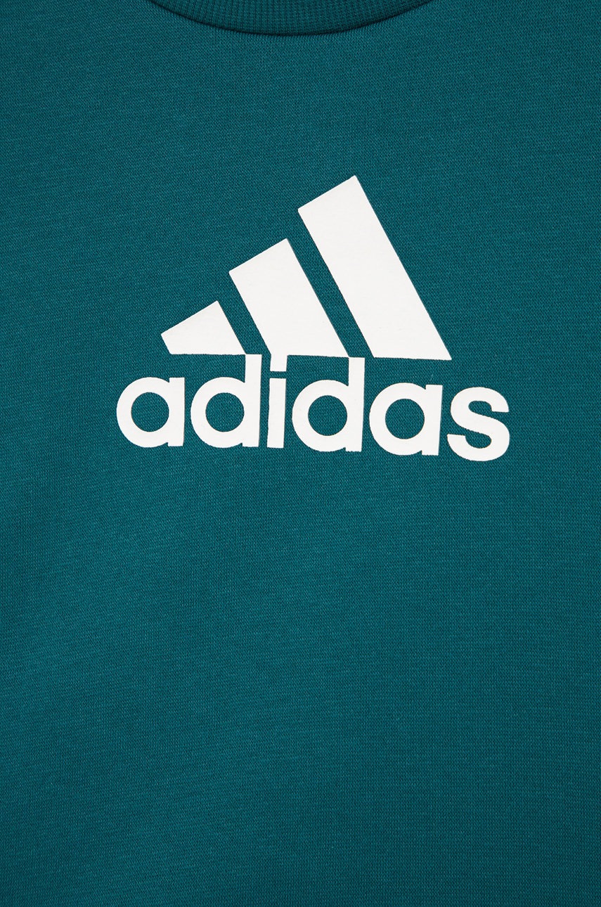 

Дитячий спортивний костюм adidas Performance HF1960 колір зелений