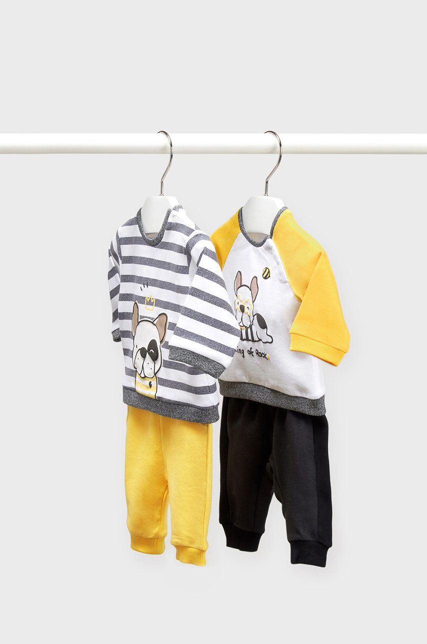 Mayoral Newborn compleu bebe culoarea galben 2022 ❤️ Pret Super answear imagine noua 2022