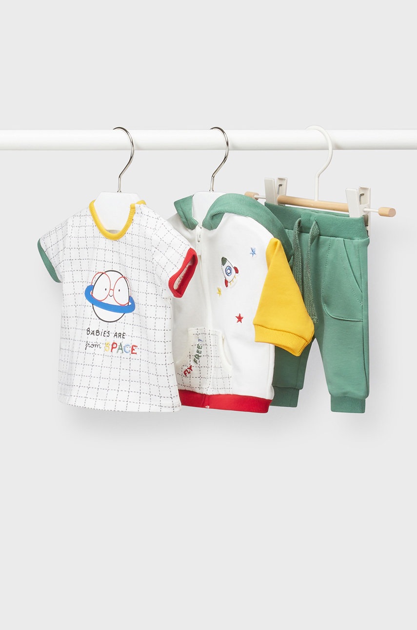 

Комплект за бебета Mayoral Newborn в зелено, Зелен