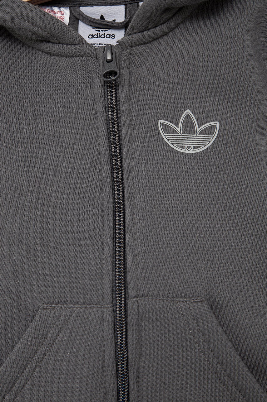 

Дитячий спортивний костюм adidas Originals HE2076 колір сірий