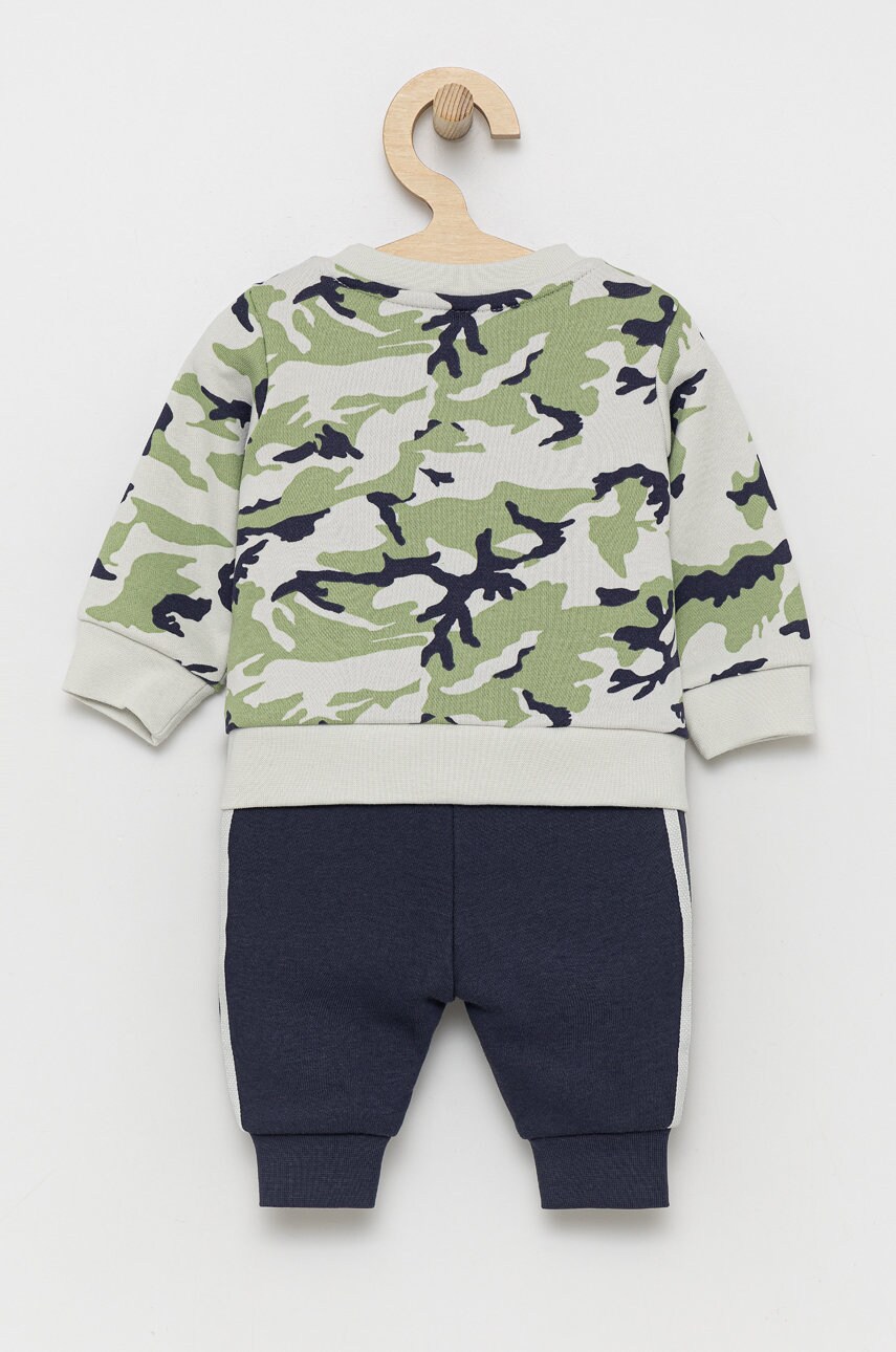 

Дитячий комплект adidas Originals HE6927 колір зелений