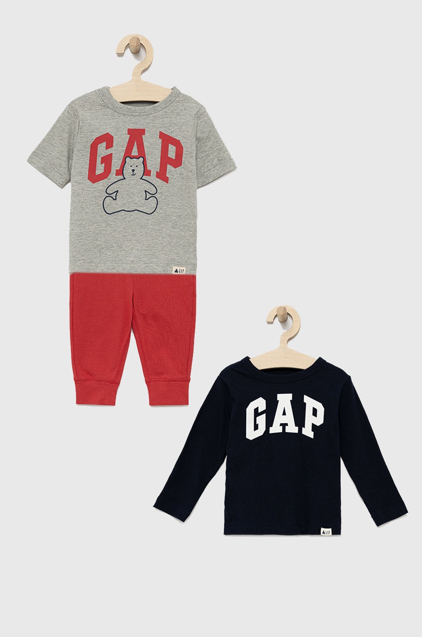 

Детски памучен комплект GAP, Многоцветен