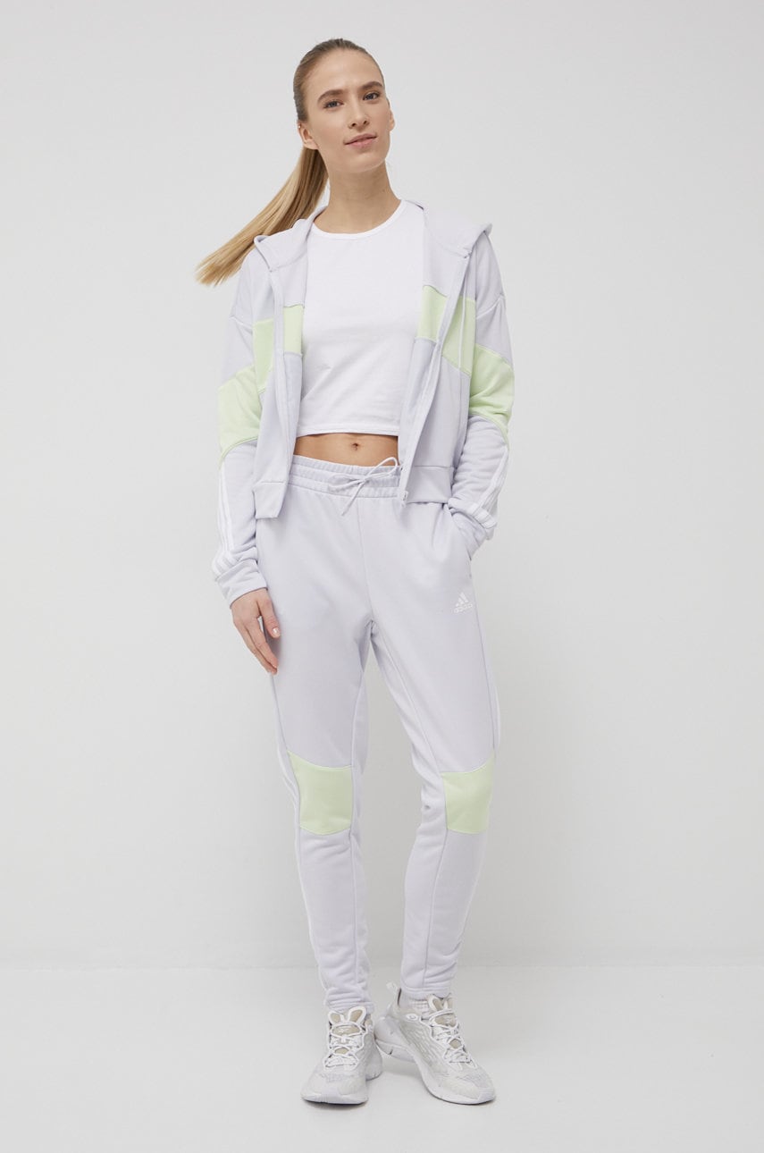 Adidas performance trening femei, culoarea gri