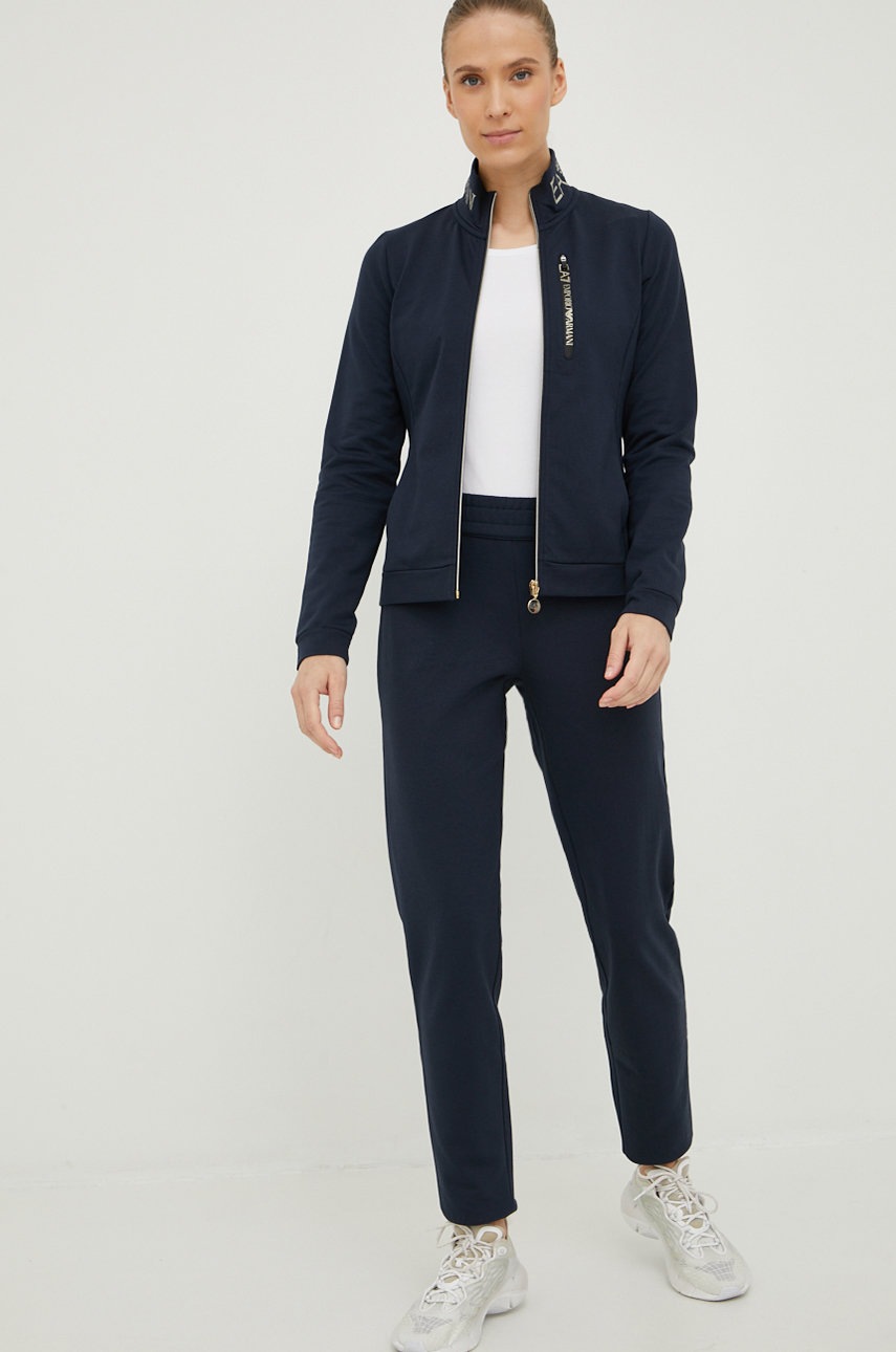 

Анцуг EA7 Emporio Armani дамски в тъмносиньо, Тъмносин