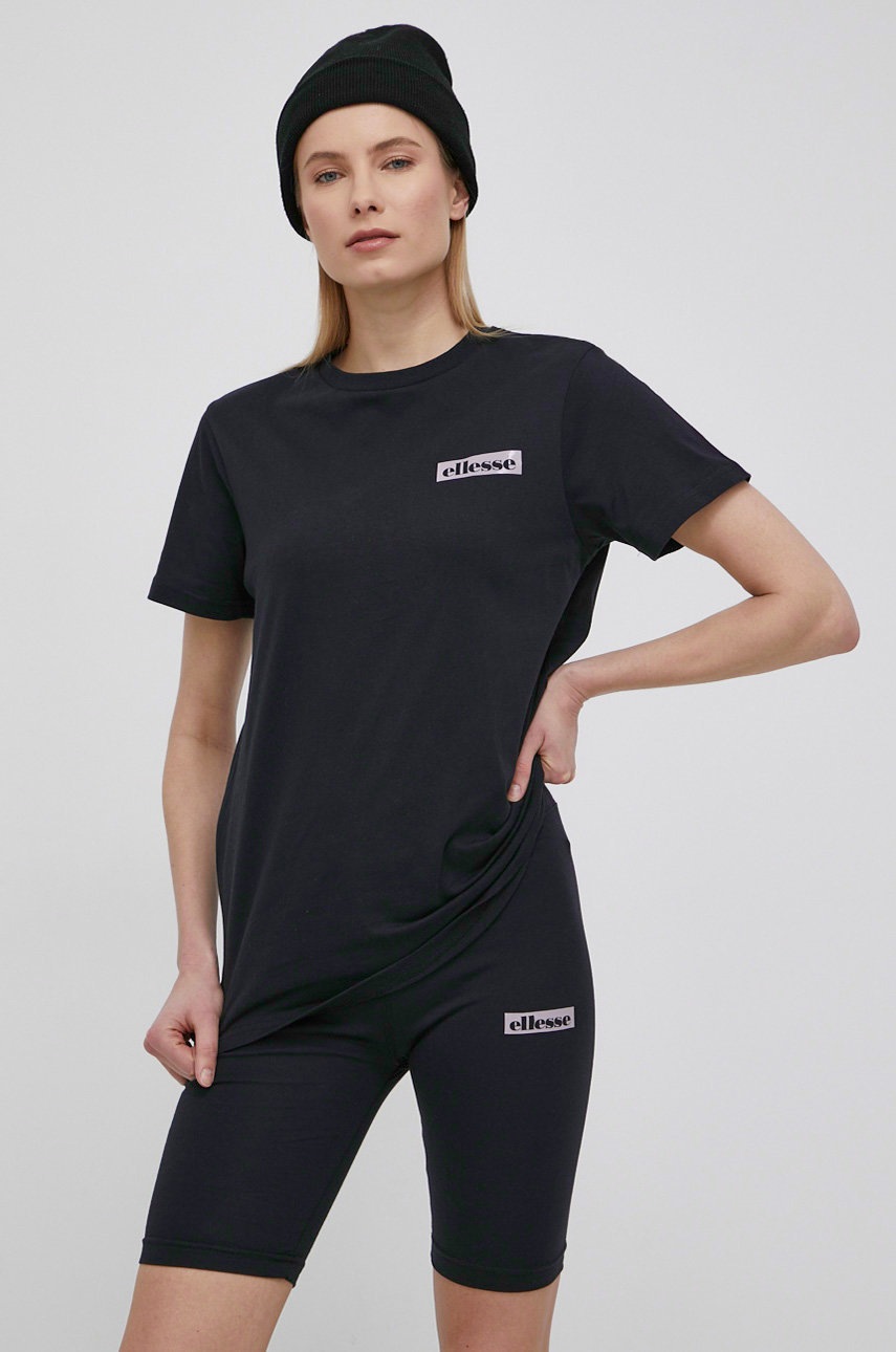 

Хлопковый комплект Ellesse женский цвет чёрный