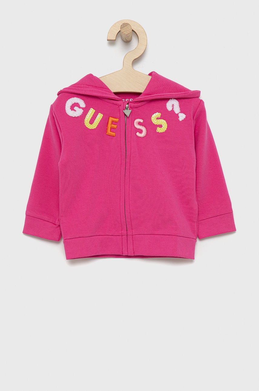 

Детский спортивный костюм Guess цвет розовый