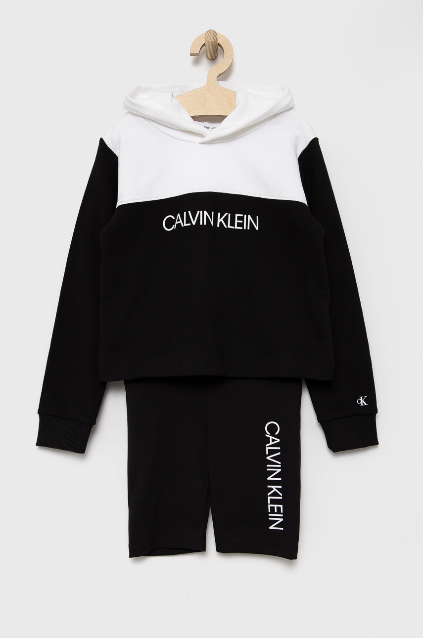 

Детски комплект Calvin Klein Jeans в черно, Черен