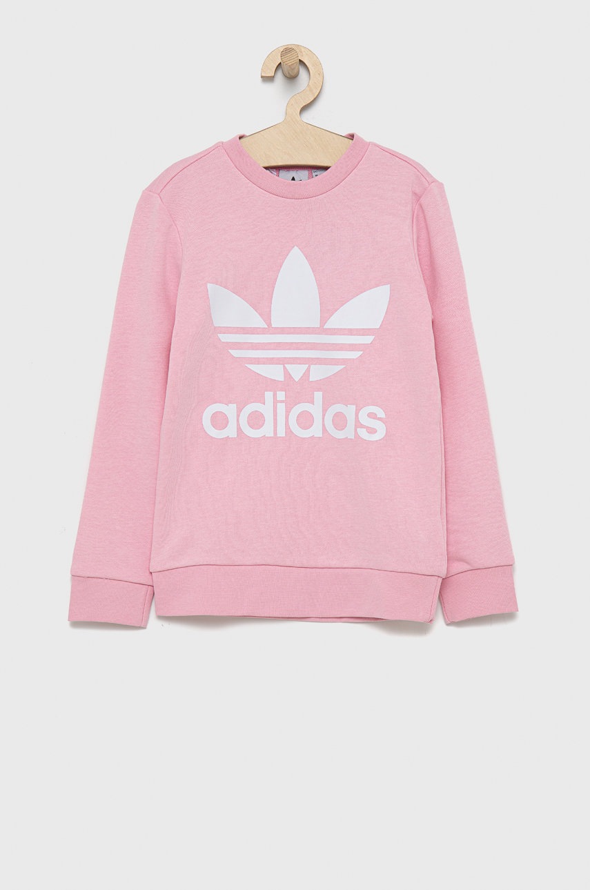 

Дитячий спортивний костюм adidas Originals HC1995 колір рожевий