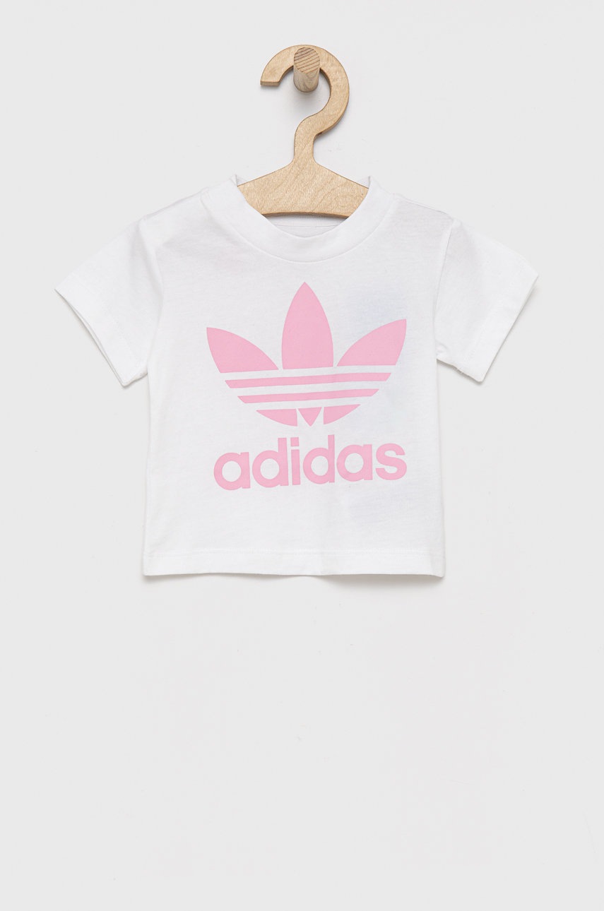 

Дитячий комплект adidas Originals HE4658 колір рожевий