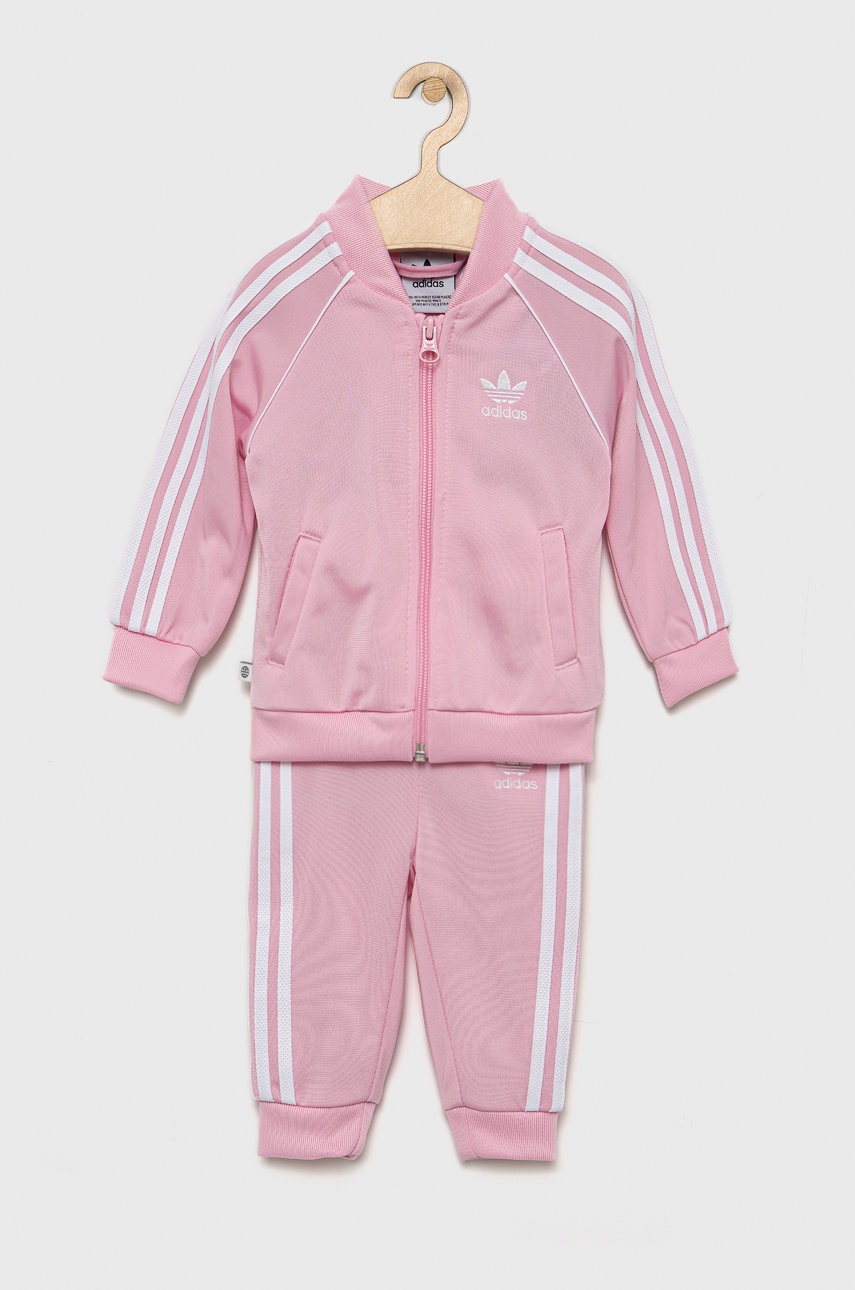 

Детский спортивный костюм adidas Originals цвет розовый