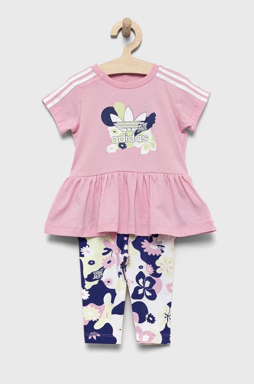 Adidas Originals compleu copii hc1966 culoarea roz