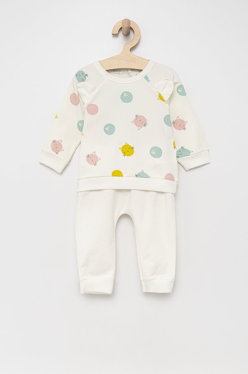 

Детски анцуг United Colors of Benetton, Бял