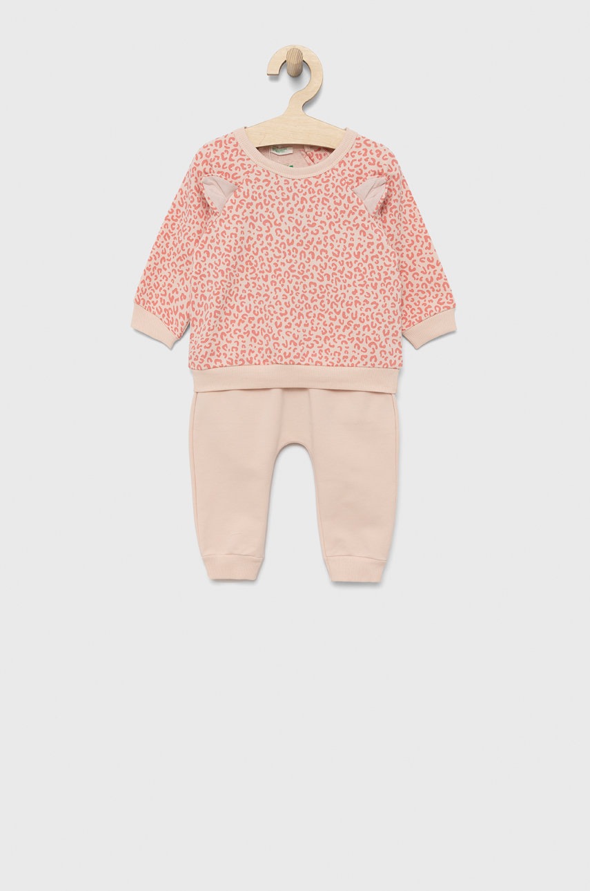 

Детски анцуг United Colors of Benetton в розово, Розов