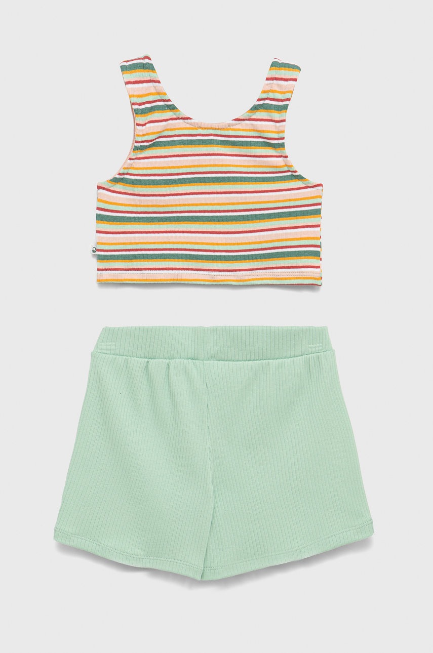 

Детский комплект United Colors of Benetton цвет бирюзовый