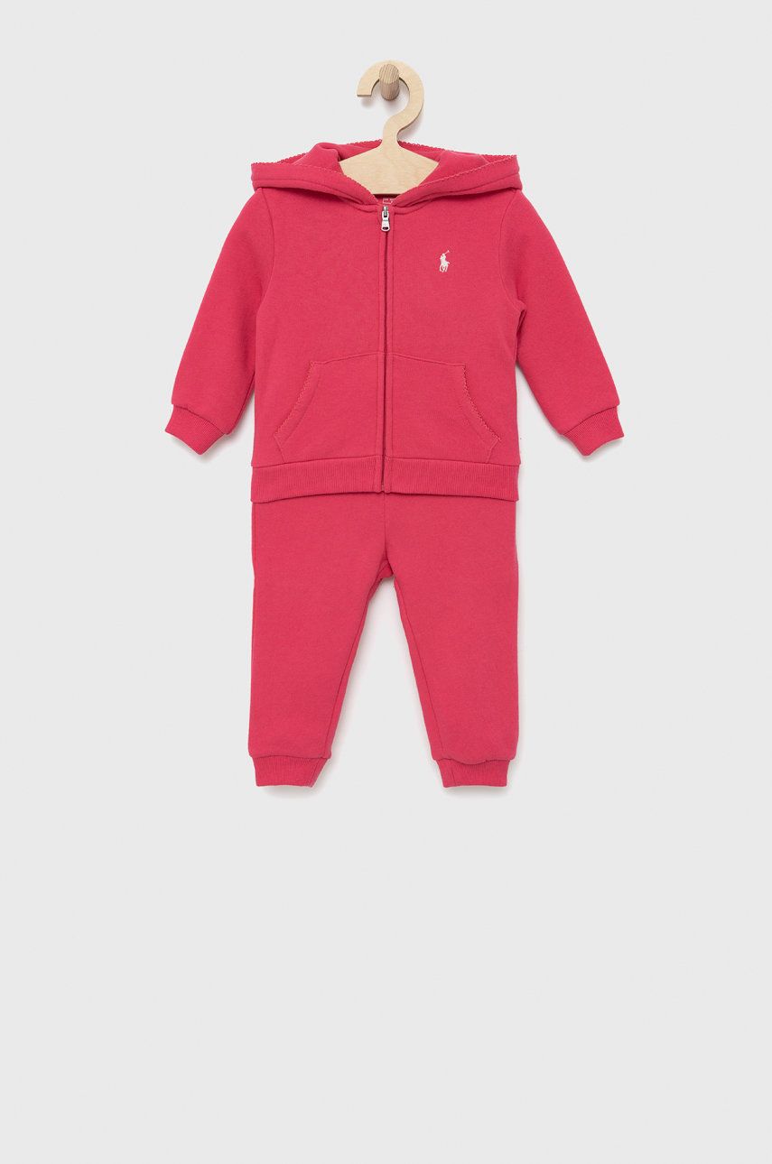 Polo Ralph Lauren dres dziecięcy kolor różowy