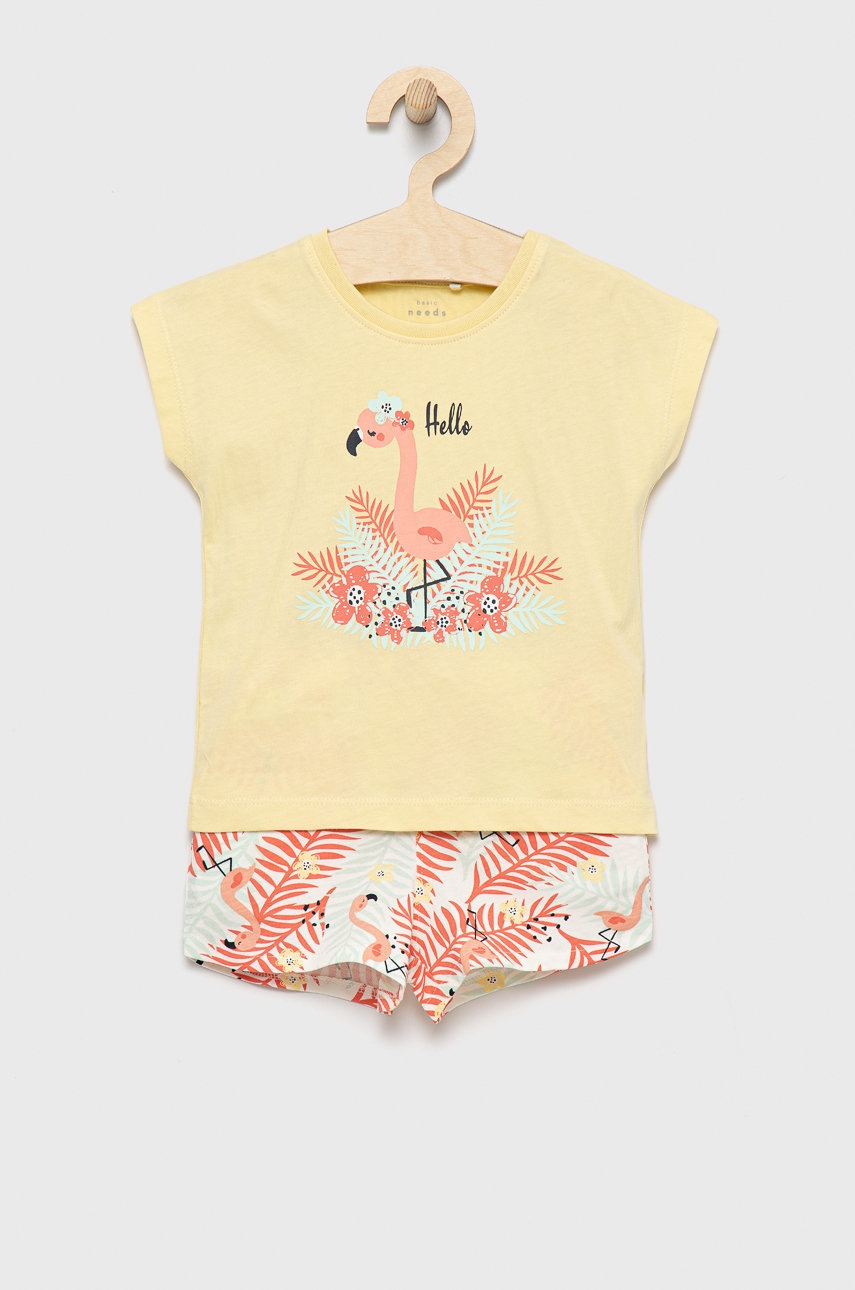 Name It set de bumbac pentru copii culoarea galben