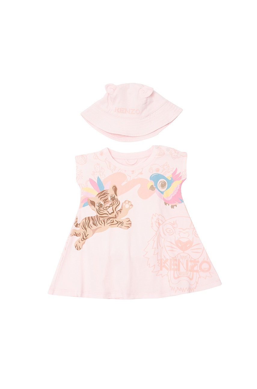 

Детски комплект Kenzo Kids в розово, Розов