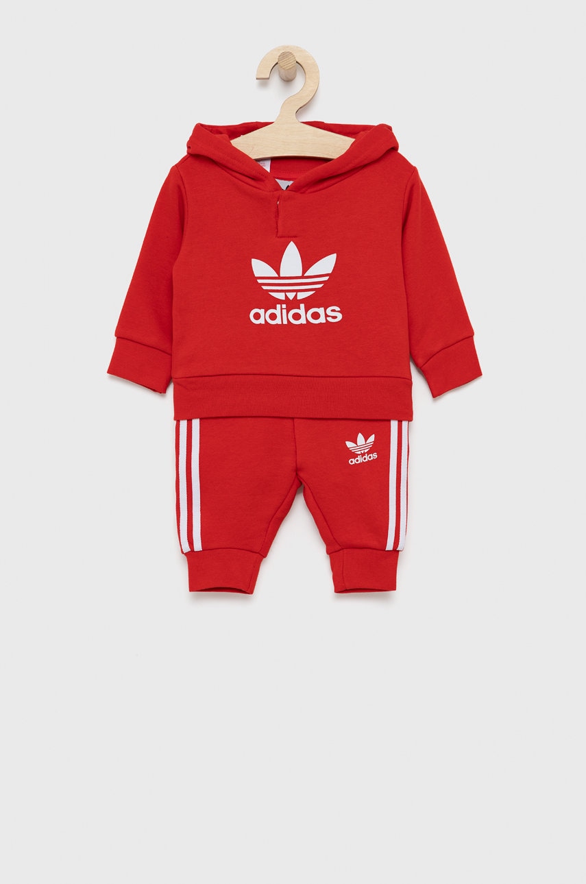 Adidas originals trening copii culoarea rosu