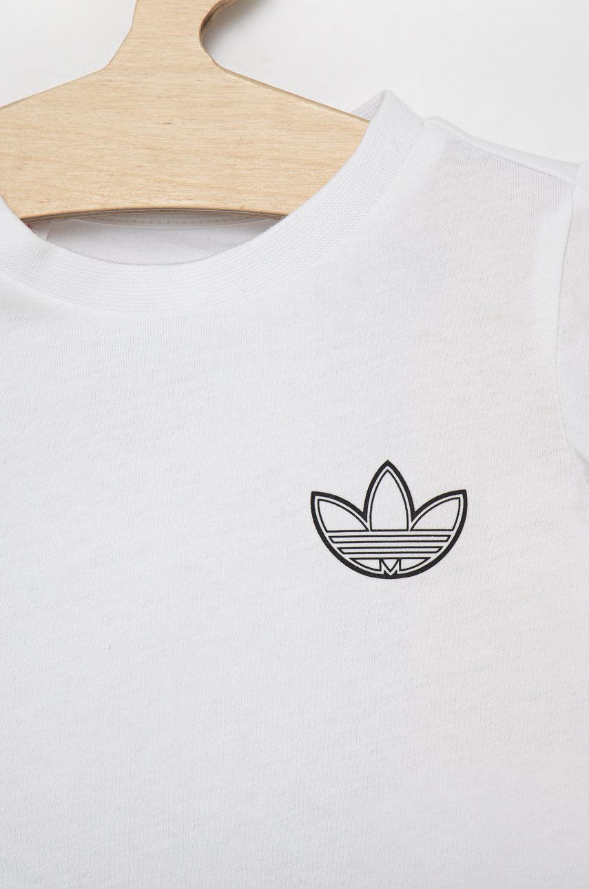 Adidas Originals Set De Bumbac Pentru Copii HE2070 Culoarea Alb