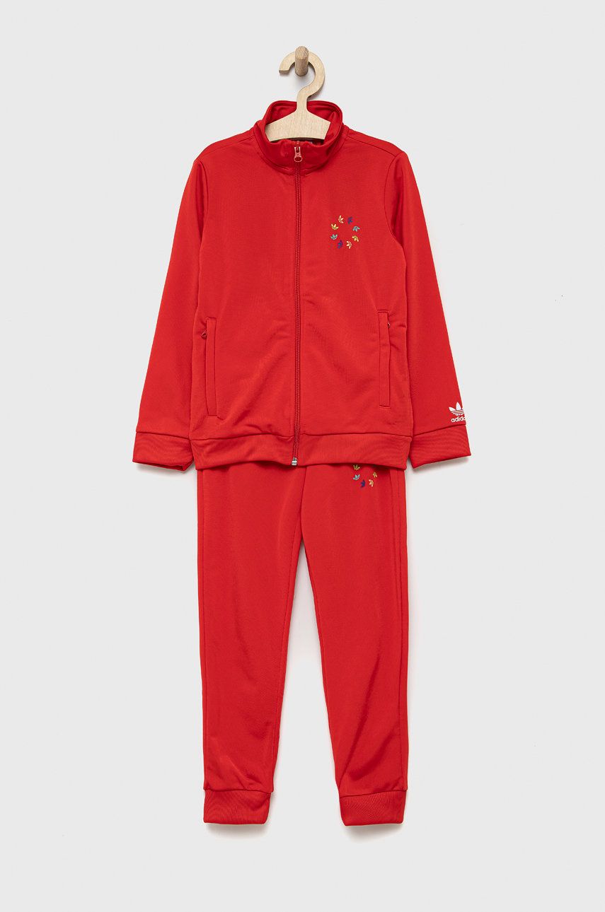 adidas Originals dres dziecięcy HB9507 kolor czerwony