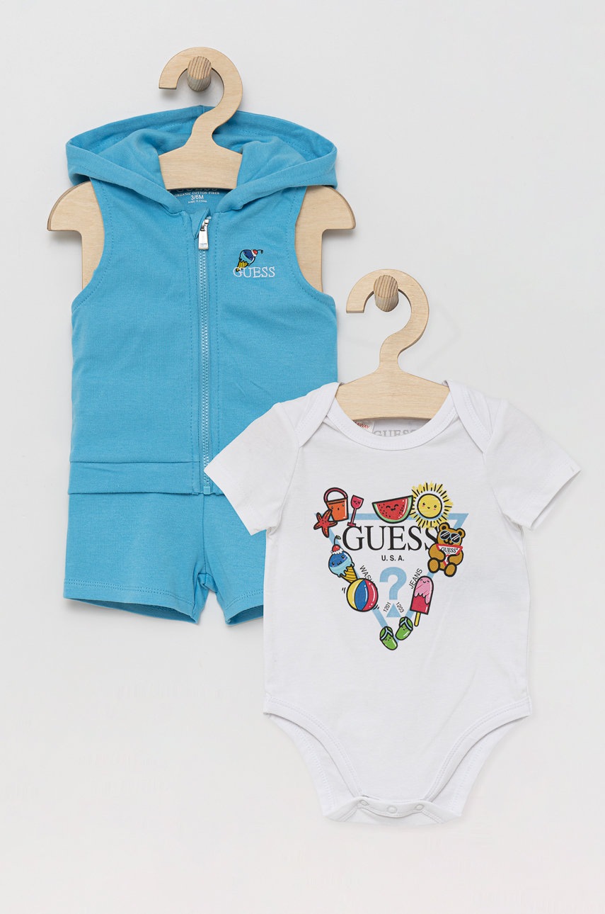 

Детский комплект Guess цвет бирюзовый