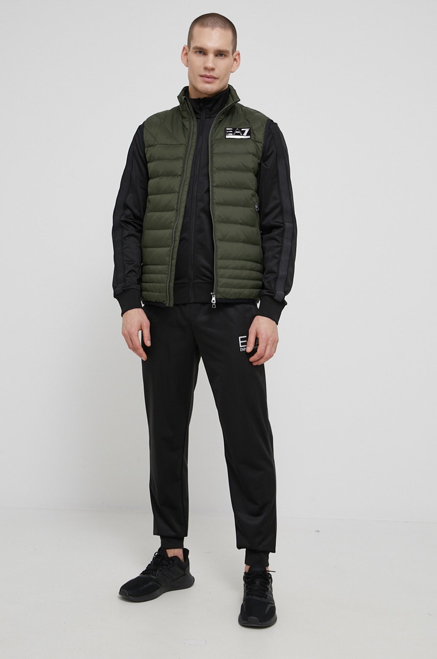 

Анцуг EA7 Emporio Armani мъжки в черно, Черен