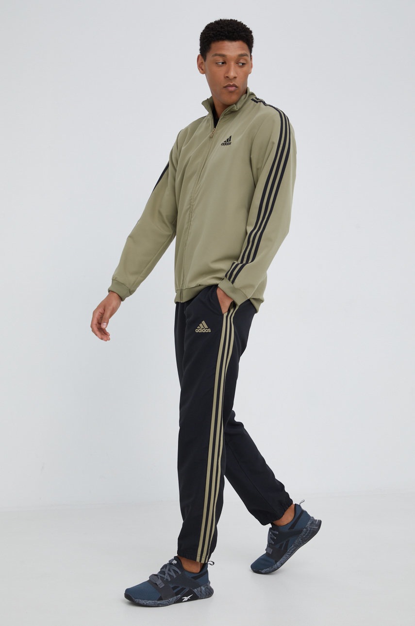 adidas trening HC5034 barbati, culoarea verde adidas trening HC5034 barbati, culoarea verde adidas